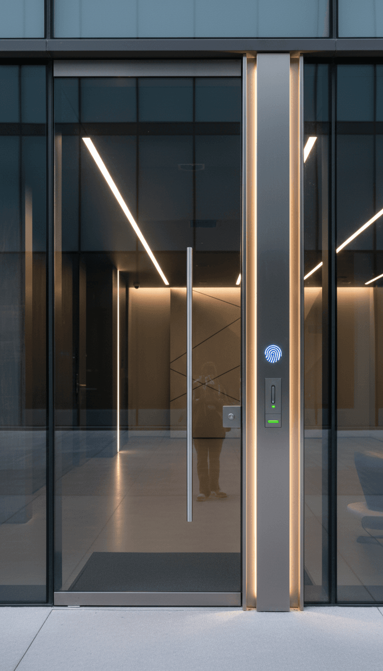 Access control system with keycard reader